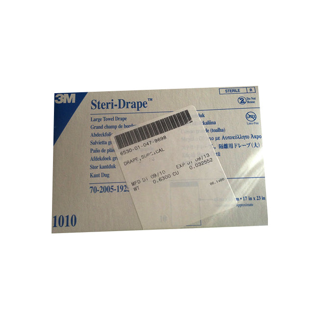 3M1010 Steri-Drape Towel Drape, Large, 45cm x 60cm, 10EA/BX
