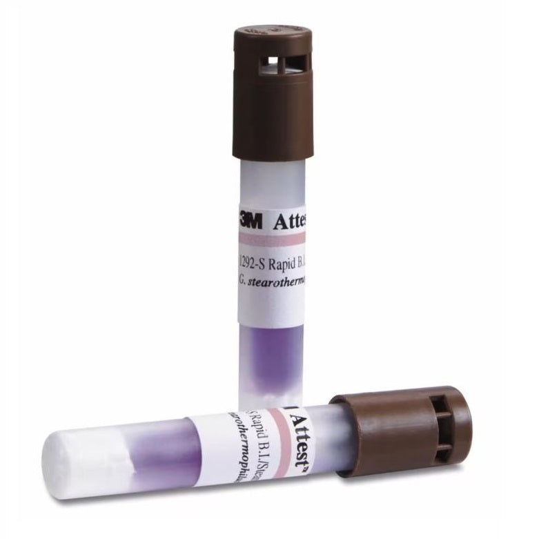 3M1292 Attest Rapid Steam Biological Indicator, Brown 50EA/BX