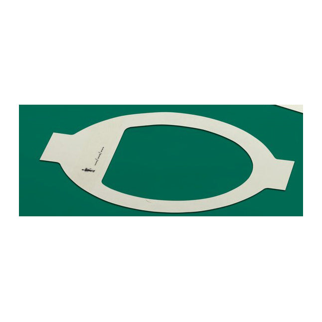 3M1630 3M Tegaderm Transparent Film Dressing with Border, with Label, Oval, 10cm x 11.5cm, 50EA/BX