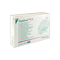 3M1635 Tegaderm I.V. Transparent Film Dressing, 3.5" x 4.25", 50EA/BX