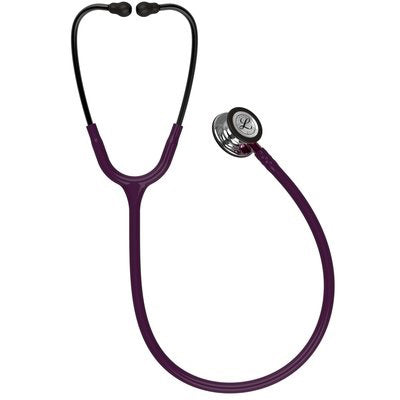 3M5960 Littmann Classic III Monitoring Stethoscope, Plum Tube, 27", 1/EA