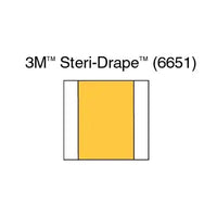 3M6651 3M Ioban 2 Antimicrobial Incise Drape, 23" x 33", 10EA/BX