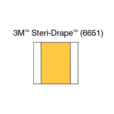 3M6651 3M Ioban 2 Antimicrobial Incise Drape, 23" x 33", 10EA/BX