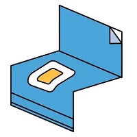 3M6697 3M Steri-Drape Pouch with Ioban 2 Incise Film, 100" x 115", 5EA/CA