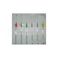 4050 Jelco Protectiv Safety Intravenous Catheter, 22G x 1" Blue Straight Hub 50/BX