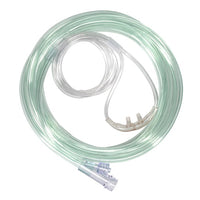 4706-7-0-25 Divided Cannula, Standard, Adult, with 7' Oxygen/2" Co2 Line 25EA/CA