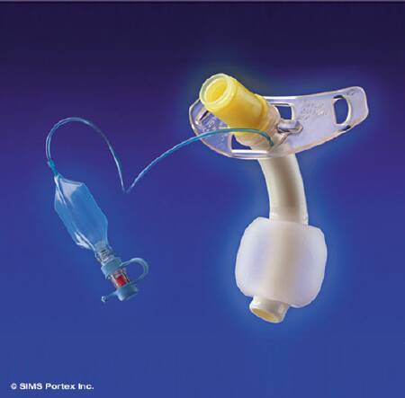 503060 Portex D.I.C Tracheostomy Tube, Cuffed, Regular, 6mm, Orange 1/EA