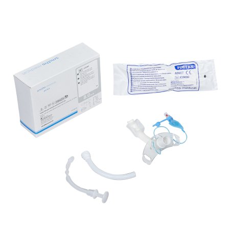 503080 Portex D.I.C Tracheostomy Tube, Cuffed, Regular, 8mm, White 1/EA