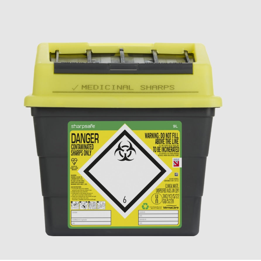 51151430 Sharpsafe Sharps Container with Protected Access, 13L, 20EA/CA