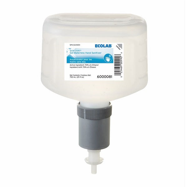 6000081 Quik-Care Hand Sanitizer, Gel, 750mL, 6EA/CA