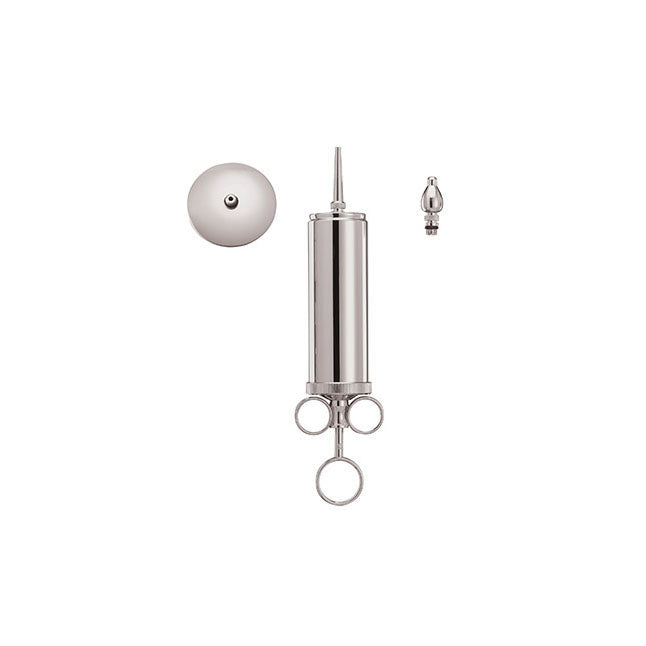 602-330 Metal Ear Syringe, Chrome Plated, Floor Quality, 4oz, 1/EA