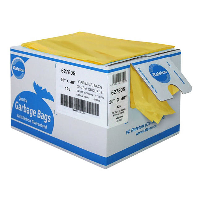 636405 Industrial Garbage Bag 6000 Series, Labelled Biohazardous, 24" x 30", 1.4mL, 200EA/CA