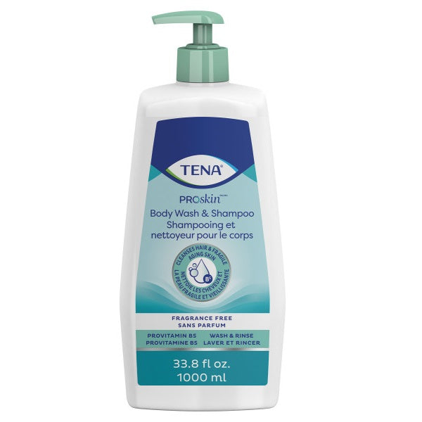 TENA Body Wash and Shampoo Scent-Free