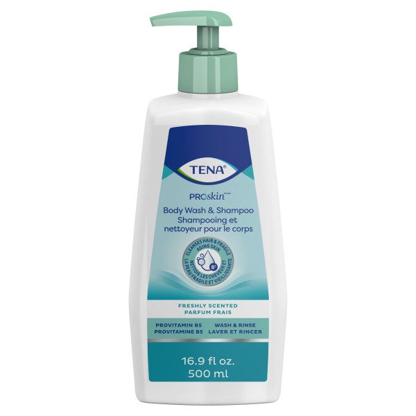 TENA Body Wash and Shampoo Scented