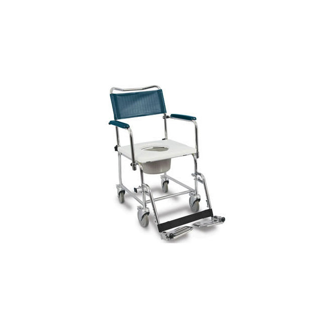 770-365 MedPro Euro Commode, w/ Drop-down Armrests, 4 Casters, 1/EA