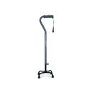 770-844 Airgo Comfort-Plus Adjustable Quad Cane, Large Base, H28" to 39" Black 1/EA