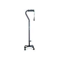 770-844 Airgo Comfort-Plus Adjustable Quad Cane, Large Base, H28" to 39" Black 1/EA