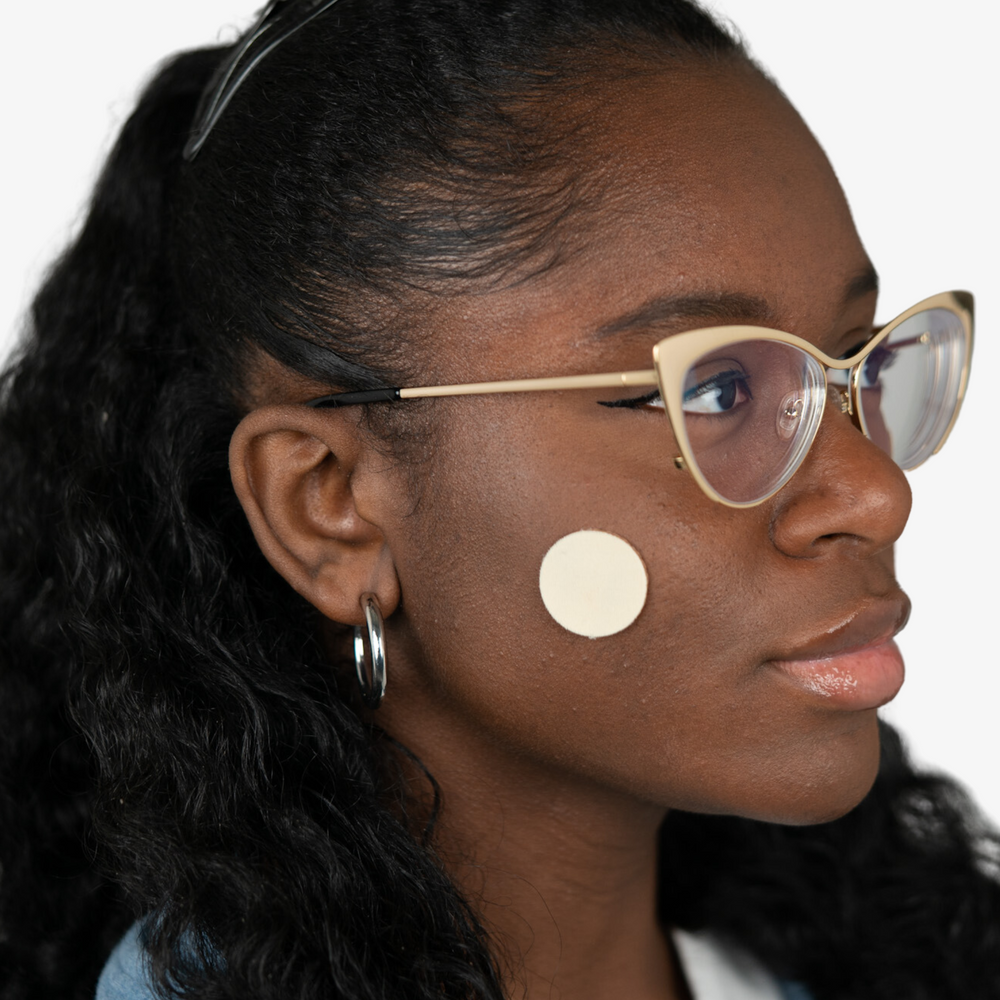 NG-180 NEWGEL+ SILICONE GEL DOTS FOR SCARS 1" - BEIGE (Discontinued)