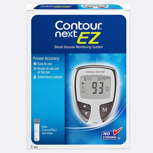 84310027 CONTOURNEXT EZ Blood Glucose Monitoring System, 1/EA