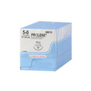 8686G Prolene Non Absorbable Suture, Polypropylene, Size 5-0, L18", FS-2 Reverse Cutting Needle, 12EA/BX