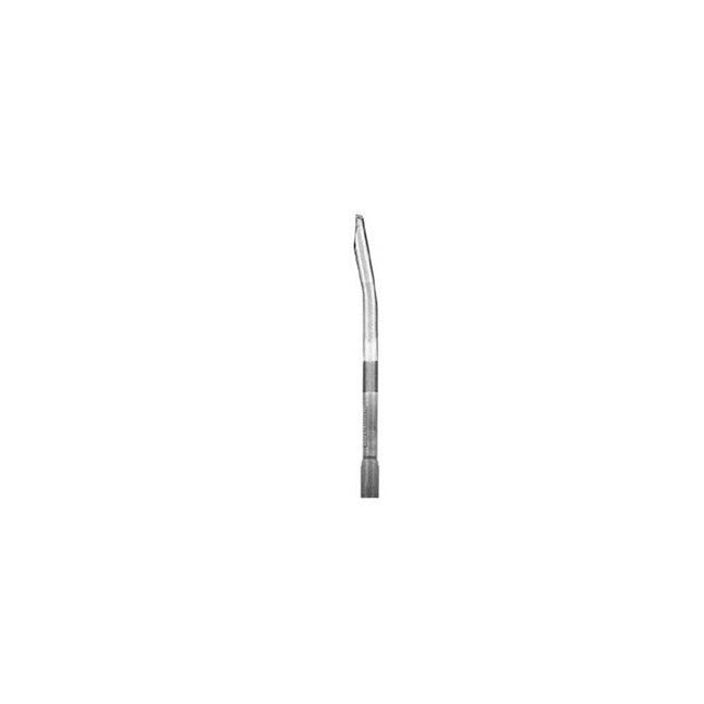 90-3012 Suction Curette, Rigid, Curved, Open End, 12mm, 25EA/BX
