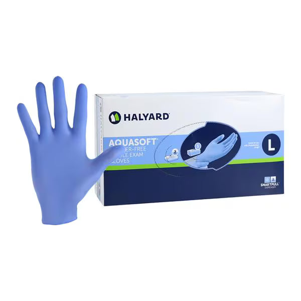 AQUASOFT Exam Glove, Blue, 300EA/BX