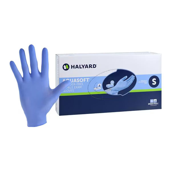 AQUASOFT Exam Glove, Blue, 300EA/BX