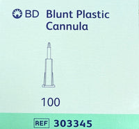 BD303345 Blunt Cannula, 17GA, Clear, 100EA/BX