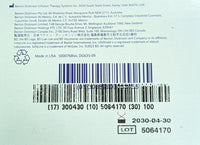 BD303345 Blunt Cannula, 17GA, Clear, 100EA/BX
