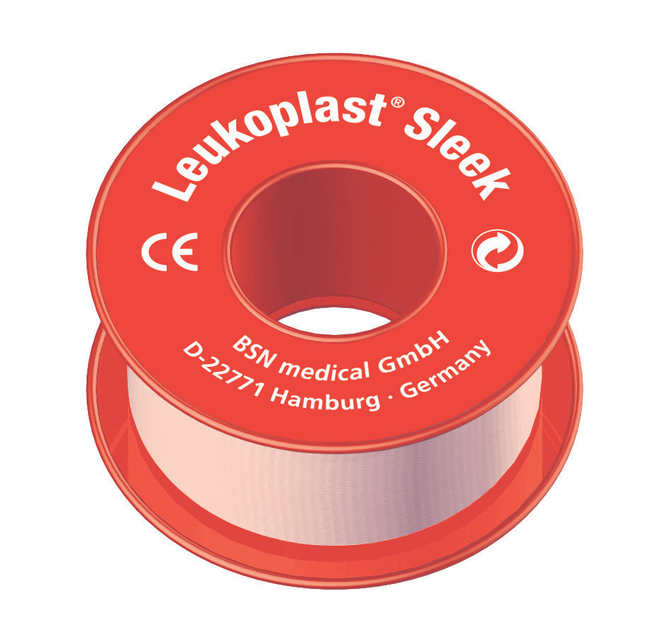 BSN7235906 Leukoplast Sleek Adhesive Tape, Pink, 2.5cm x 3m, 12RL/BX