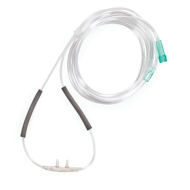 P002600-14U Airlife Oxygen Cannulas Adult 14' Tubing Cushion Face Piece with U-Connect-It Universal Connector 50/CA