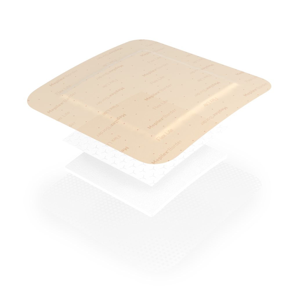 Mepilex Border Flex Lite All-in-one Foam Dressing