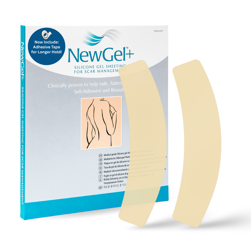 NG-160 NEWGEL+ C-SECTION STRIPS FOR SCARS 2" x 8" - BEIGE (Discontinued)
