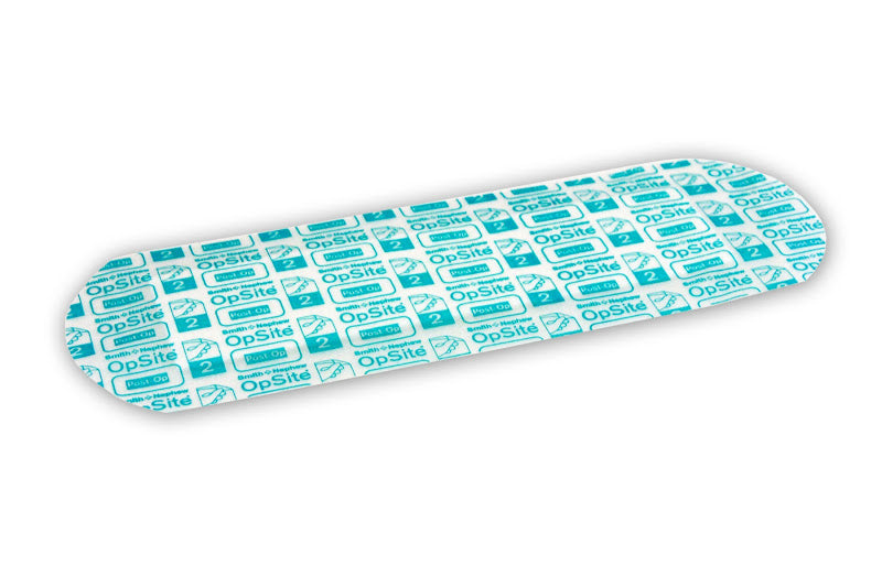 SN66000714 OPSITE Post-Op Transparent Waterproof Dressing, with Absorbent Pad, 25cm x 10cm, 20EA/BX