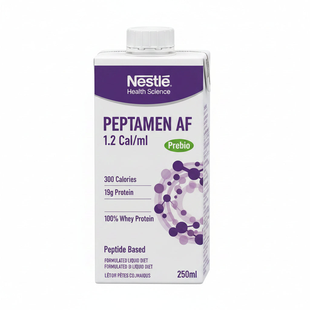 NN12408910 Peptamen AF 1.2, Tetra Prisma Pack, Unflavoured, 250mL, 24EA/BX
