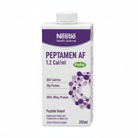 NN12408910 Peptamen AF 1.2, Tetra Prisma Pack, Unflavoured, 250mL, 24EA/BX