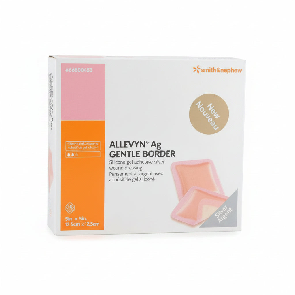 SN66800453 ALLEVYN Wound Dressing, Adhesive, 12.5cm x 12.5cm, 10EA/BX