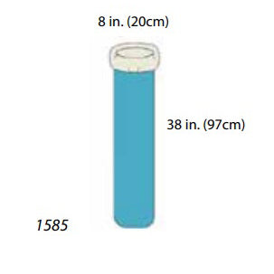 A1585 Cardinal Health Stockinettes, Medium, 8" x 38", 10EA/BX