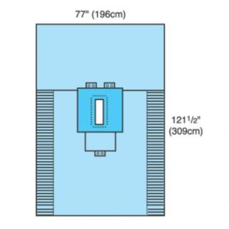 A29120 Laparotomy Pack, No Armboard Covers, 5EA/CA
