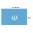 A29369 Beach Chair Shoulder Drape, Sterile, 162" x 103", 5EA/CA