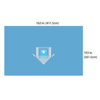 A29369 Beach Chair Shoulder Drape, Sterile, 162" x 103", 5EA/CA