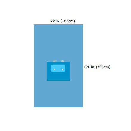 A29416 Bilateral Limb Drape, Sterile, 72" x 120", 12EA/CA