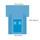 A29417 Bilateral Limb Drape, Sterile, 107.5" x 138", 8EA/BX