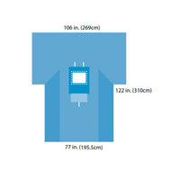 A29420 Chest/Breast Drape, Sterile, 12EA/CA