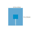 A29434 Split Drape, Sterile, 58" x 77", 20EA/BX