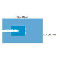 A29440 Split Drape, Sterile, 120" x 77", 10EA/BX