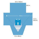 A29455 Lithotomy Drape, Sterile, 63" x 118", 8EA/BX