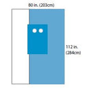A29456 Femoral Angiography Drape, 80" x 112", 14EA/BX