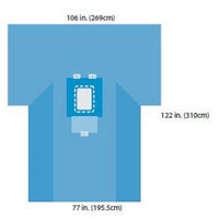 A29510 Laparotomy Incise Drape, 14EA/CA