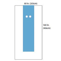 A29570 Extra Large Femoral Angiography Drape, 8EA/BX
